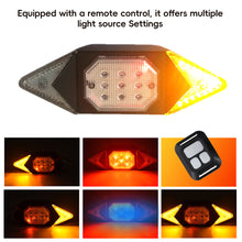 Load image into Gallery viewer, 1PC Bicycle Turn Signal With Wireless Remote Control Night Riding Safety Warning Taillight USB Charging
