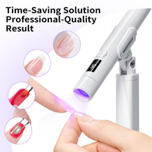 Load image into Gallery viewer, Hand Held Portable Nail Drying Lamp Nail Enhancement Mini Photo Therapy Lamp Household Nail Salon Rechargeable Nail Lamp