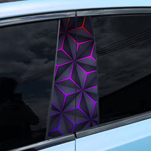 Load image into Gallery viewer, 2Pcs Car Stickers B Pillar Center Column Covers DIY Scratch Resistant Decoration Sticker Waterproof