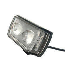 Load image into Gallery viewer, Motorcycle LED Spotlights with Short Three Sided Lenses High Low Beam Headlights External for Electric Vehicle Light