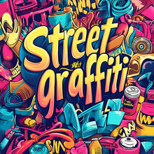 Load image into Gallery viewer, Joint Street Graffiti Colouring Book 20 Pages Adult Picture Book