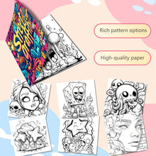Load image into Gallery viewer, Joint Street Graffiti Colouring Book 20 Pages Adult Picture Book
