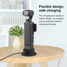 Load image into Gallery viewer, Silicone Mounting Base For DJI Osmo Pocket 3 Desktop Anti-skid Fixed Extension Adapter Quick Release Handheld Camera Accessories
