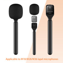 Load image into Gallery viewer, Interview Handheld Adapter Lightweight Universal Professional Wireless Mic Handle Easy To Use for Rode Wireless II