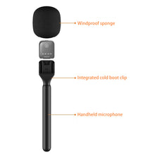 Load image into Gallery viewer, Interview Handheld Adapter Lightweight Universal Professional Wireless Mic Handle Easy To Use for Rode Wireless II