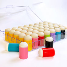 Load image into Gallery viewer, 10pcs Finger Painting Sponge Daubers Sponger Foam Applying Ink Chalk Inking Staining DIY Painting Craft Set Painting Tools