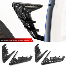 Load image into Gallery viewer, 2Pcs Car Side Camera Protection Covers Kit Decoration Sticker Car Modification Accessories for Tesla Model 3 Moel Y 2018-2023