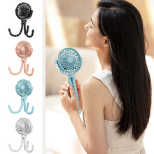 Load image into Gallery viewer, Portable Rechargeable 3-speed Fan Baby Stroller Bed Mute Fan Variable Base Octopus Mini Fan Office Desktop Hands Free Fan