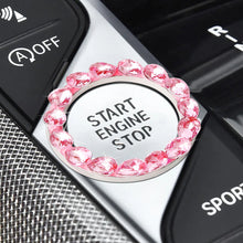 Load image into Gallery viewer, Rhinestone Car Start Ignition Engine Button Diamonds Ring Ignition Ring Design Ignition Decoration
