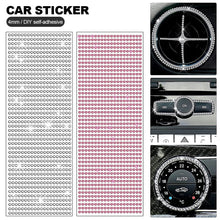 Load image into Gallery viewer, 32x11cm Car DIY Decorative Crystal Diamond Stickers Decoration Accessories Stickers Auto Interior Cover