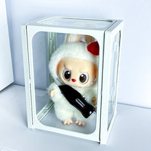 Load image into Gallery viewer, Glass Stackable Storage Box Mystery Box Storage Case Organizer Box Classic Doll Display
