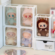 Load image into Gallery viewer, Glass Stackable Storage Box Mystery Box Storage Case Organizer Box Classic Doll Display