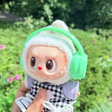 Load image into Gallery viewer, Miniature Headset for 17cm Labubu Dolls Cute DIY Doll Clothes Fashion Accessories Lovely Outfit Gifts for Girls Friends