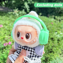Load image into Gallery viewer, Miniature Headset for 17cm Labubu Dolls Cute DIY Doll Clothes Fashion Accessories Lovely Outfit Gifts for Girls Friends