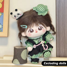Load image into Gallery viewer, For 20cm Cotton Doll Baby Clothes Cute Summer Dress Bag Set Cute Toy Doll Dress Up Accessories
