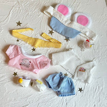 Load image into Gallery viewer, For 20cm Cotton Doll Baby Clothes Cute Summer Dress Bag Set Cute Toy Doll Dress Up Accessories