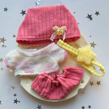 Load image into Gallery viewer, For 20cm Cotton Doll Baby Clothes Cute Summer Dress Bag Set Cute Toy Doll Dress Up Accessories