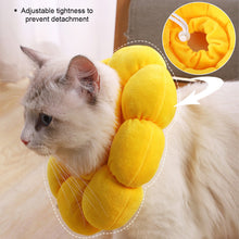 Load image into Gallery viewer, Pet Cat E-Collar Recovery Cone Protection Elizabeth Collar Adjustable Cotton Blends Collar Printed Elizabeth Circle for Cat