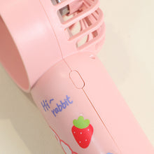 Load image into Gallery viewer, Portable 500mAh Handheld Misting Fan Ventilador con Spray Mist 3 Speeds with Spray Function & Cartoon Stickers Gift for Kids