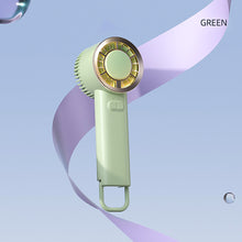 Load image into Gallery viewer, Handheld Fan Silent Electric Fan With Light Powerful Cool Wind Low Noise Portable Strong Breeze Noise-Free Cooling for Outdoor/Office/Travel