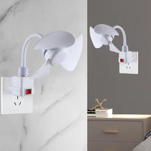 Load image into Gallery viewer, Flexible Gooseneck Desk Fan Plug-in Adjustable Direction & Quiet Cooling Multi-Angle for Office/Home