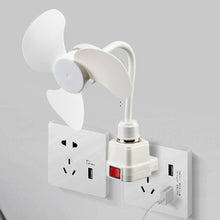 Load image into Gallery viewer, Flexible Gooseneck Desk Fan Plug-in Adjustable Direction & Quiet Cooling Multi-Angle for Office/Home