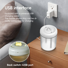 Load image into Gallery viewer, Air Humidifier with Night Light 600ml/1500ml Smart Compact Dual Cold Spray Modes Ultra-Quiet Auto Power-Off Home Car Household Appliances