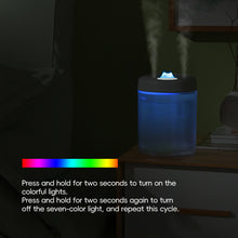 Load image into Gallery viewer, Air Humidifier with Night Light 600ml/1500ml Smart Compact Dual Cold Spray Modes Ultra-Quiet Auto Power-Off Home Car Household Appliances