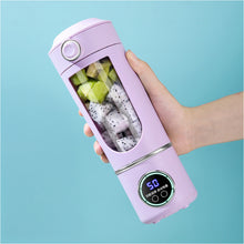 Load image into Gallery viewer, 1500mah New 700ml Portable 2-in-1 Juice Maker Blender Cup BPA-free Smoothies/Ice Fruits/Nuts Blender Bottle Office/Camping Gift for Fitness Lovers