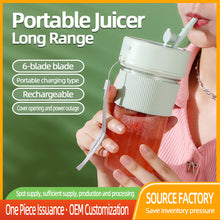Load image into Gallery viewer, New 350/800ml Portable Juice Maker Blender Cup Smoothies/Ice Fruits/Nuts Blender Bottle Office/Camping Gift for Fitness Lovers Kitchen Tools Appliances