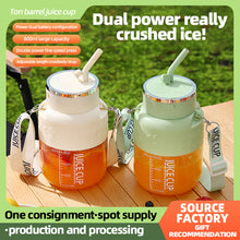 Load image into Gallery viewer, New 350/800ml Portable Juice Maker Blender Cup Smoothies/Ice Fruits/Nuts Blender Bottle Office/Camping Gift for Fitness Lovers Kitchen Tools Appliances