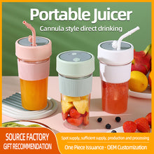 Load image into Gallery viewer, New 350/800ml Portable Juice Maker Blender Cup Smoothies/Ice Fruits/Nuts Blender Bottle Office/Camping Gift for Fitness Lovers Kitchen Tools Appliances
