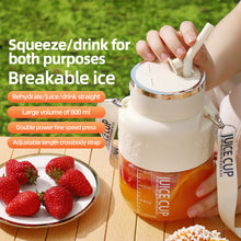 Load image into Gallery viewer, New 350/800ml Portable Juice Maker Blender Cup Smoothies/Ice Fruits/Nuts Blender Bottle Office/Camping Gift for Fitness Lovers Kitchen Tools Appliances