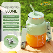Load image into Gallery viewer, New 350/800ml Portable Juice Maker Blender Cup Smoothies/Ice Fruits/Nuts Blender Bottle Office/Camping Gift for Fitness Lovers Kitchen Tools Appliances