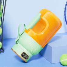 Load image into Gallery viewer, Newest 1200ml 1300mah Portable Juicer Blender Cup Smart LED Personal Leakproof One-Button Control Blender Sport Bottle Camping Fitness