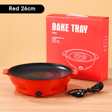 Load image into Gallery viewer, Electric Cooking Grill Pan with Non-Stick Inner Liner Fast Heating Compact Multi-Function Electric Skillet For Indoor/Outdoor BBQ Camping Kitchen Appliances