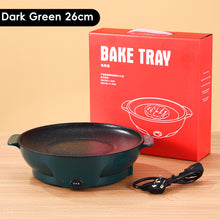 Load image into Gallery viewer, Electric Cooking Grill Pan with Non-Stick Inner Liner Fast Heating Compact Multi-Function Electric Skillet For Indoor/Outdoor BBQ Camping Kitchen Appliances