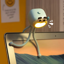 Load image into Gallery viewer, Cute Octopus Night Light Squid with Foldable Bendable Stand AnimeDecor KidsRoomIdeas Reading Night Light Gift for Bedroom/Desk Decor