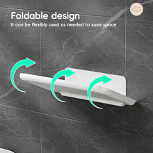 Load image into Gallery viewer, Simplicity Wall-Mounted Storage Rack Nordic Style Foldable Storage Board Without Drilling Holes Wall Organizer Bathroom Storage Tools