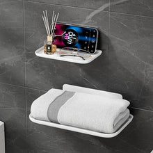 Load image into Gallery viewer, Simplicity Wall-Mounted Storage Rack Nordic Style Foldable Storage Board Without Drilling Holes Wall Organizer Bathroom Storage Tools