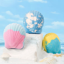 Load image into Gallery viewer, Shell Bath Salt Ball Essential Oil Bath Bubble Ball Aromatic Moisturizing Nourishing Skin Care Shower Ball Body Cleansing Self-Care Essential