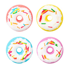 Load image into Gallery viewer, Doughnut Bath Salt Ball Essential Oil Bath Bubble Ball Aromatic Moisturizing Nourishing Skin Care Shower Ball Body Cleansing Self-Care Essential