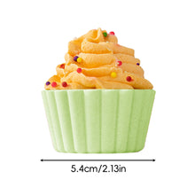 Load image into Gallery viewer, Cupcake Bath Salt Ball Essential Oil Bath Bubble Ball Aromatic Moisturizing Nourishing Skin Care Shower Ball Body Cleansing Self-Care Essential