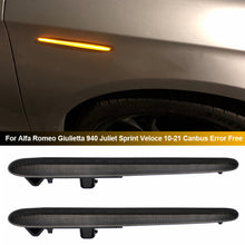 Load image into Gallery viewer, 2Pcs Car LED Dynamic Side Marker Turn Signal Blinker Light Canbus Error Free For Alfa Romeo Giulietta 940 Juliet Sprint Veloce 10-21