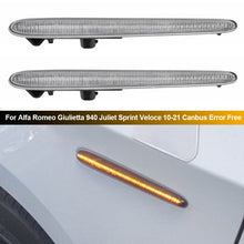 Load image into Gallery viewer, 2Pcs Car LED Dynamic Side Marker Turn Signal Blinker Light Canbus Error Free For Alfa Romeo Giulietta 940 Juliet Sprint Veloce 10-21