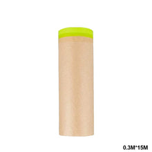 Load image into Gallery viewer, Car Painting Spray Taped Masking Paper Self Adhesive Wall Treatment Covering For Masking Protective Paper Wall Protector