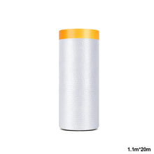 Load image into Gallery viewer, Home Cars and Auto Body Tape and Drape Masking Film Paint Adhesive Protective Film Roll for Covering Skirting Frames