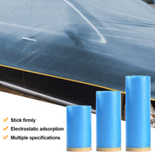 Load image into Gallery viewer, Car Repair Spray Paint Pre-Taped Maskin Film Automotive Painters Tape Plastic Drop Cloth Sheeting No Residue for Painting