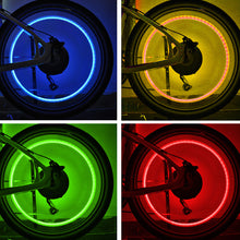 Load image into Gallery viewer, 1Pair Gemstone Bicycle Valve Light Vibration Type Tire Light For American And French Valve Stem Cycling Equipment
