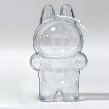 Load image into Gallery viewer, 1PC Protective Acrylic Storage Case For Plush Dolls Display Bag for Labubu V3 No Doll Transparent Portable Cable Organizer Box